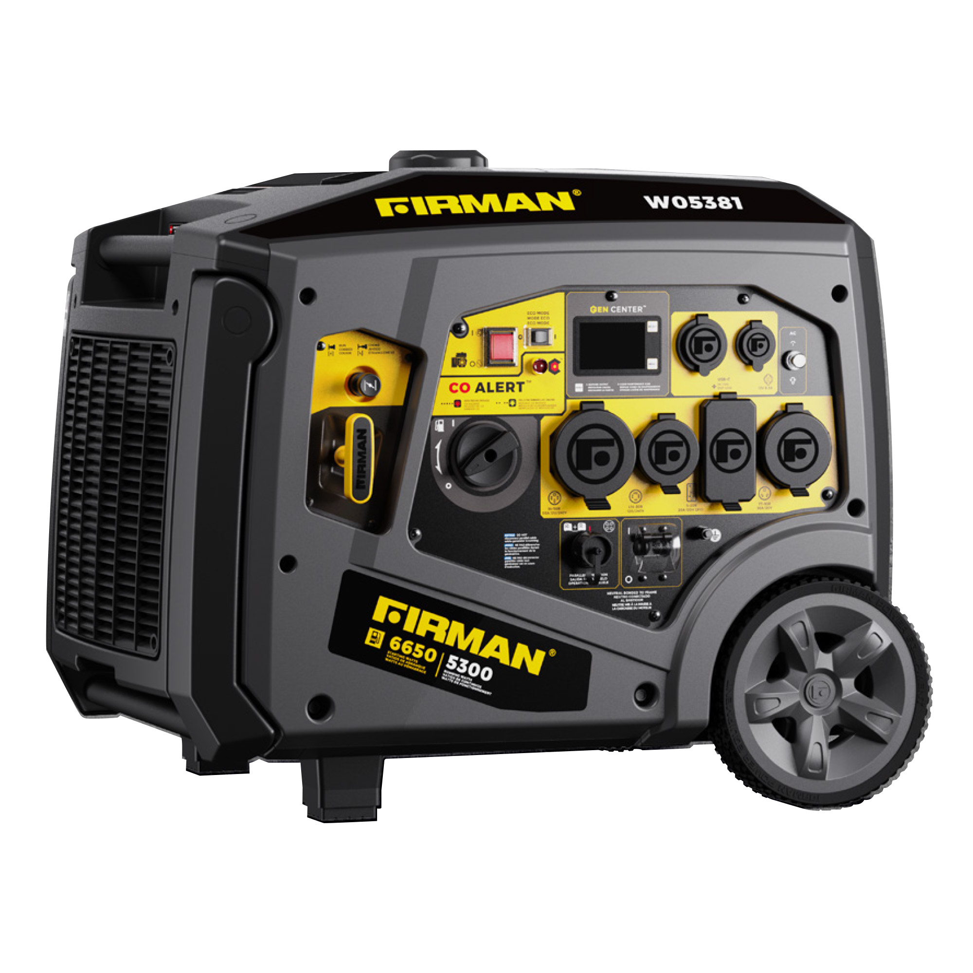 Firman 5300W Running / 6650W Peak Recoil Start Inverter Generator