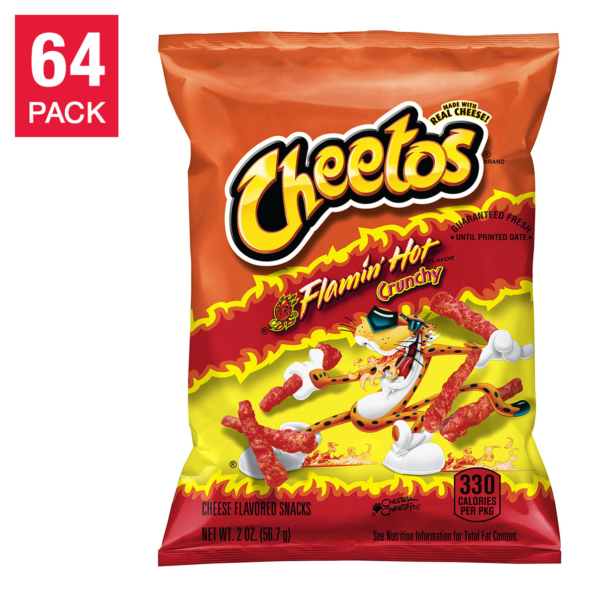 Cheetos Crunchy  Flamin' Hot  2 oz  64-count