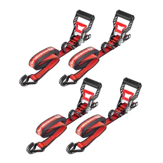 Powerbuilt Ratchet Tie Down Set – 1.5 in. x 16 ft. 4-piece