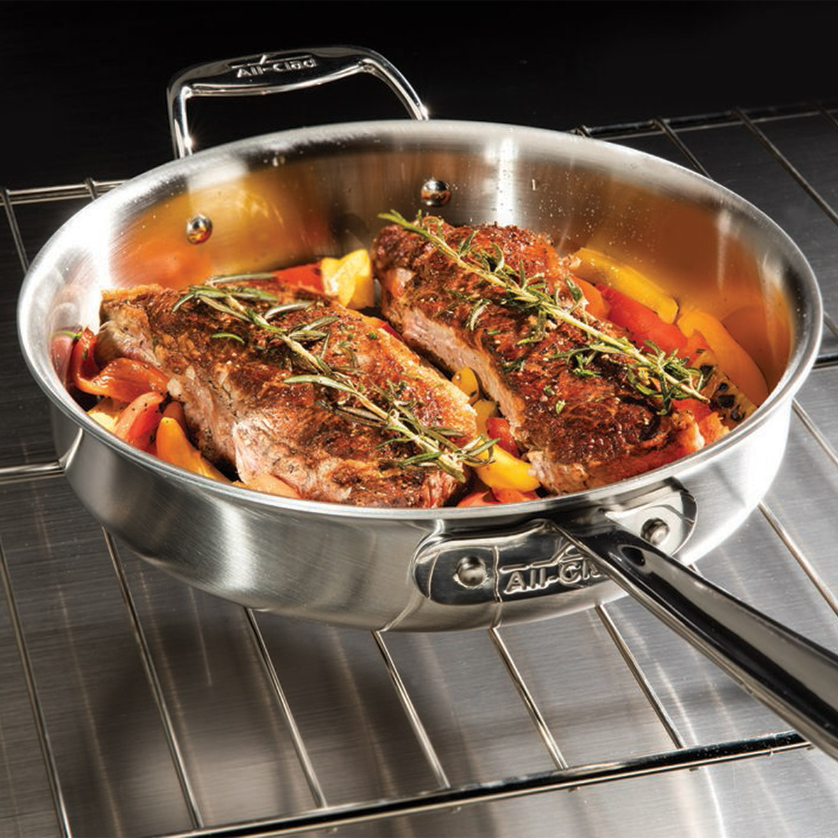 All-Clad D5 Stainless Steel Cookware Set, 13-piece | Costco