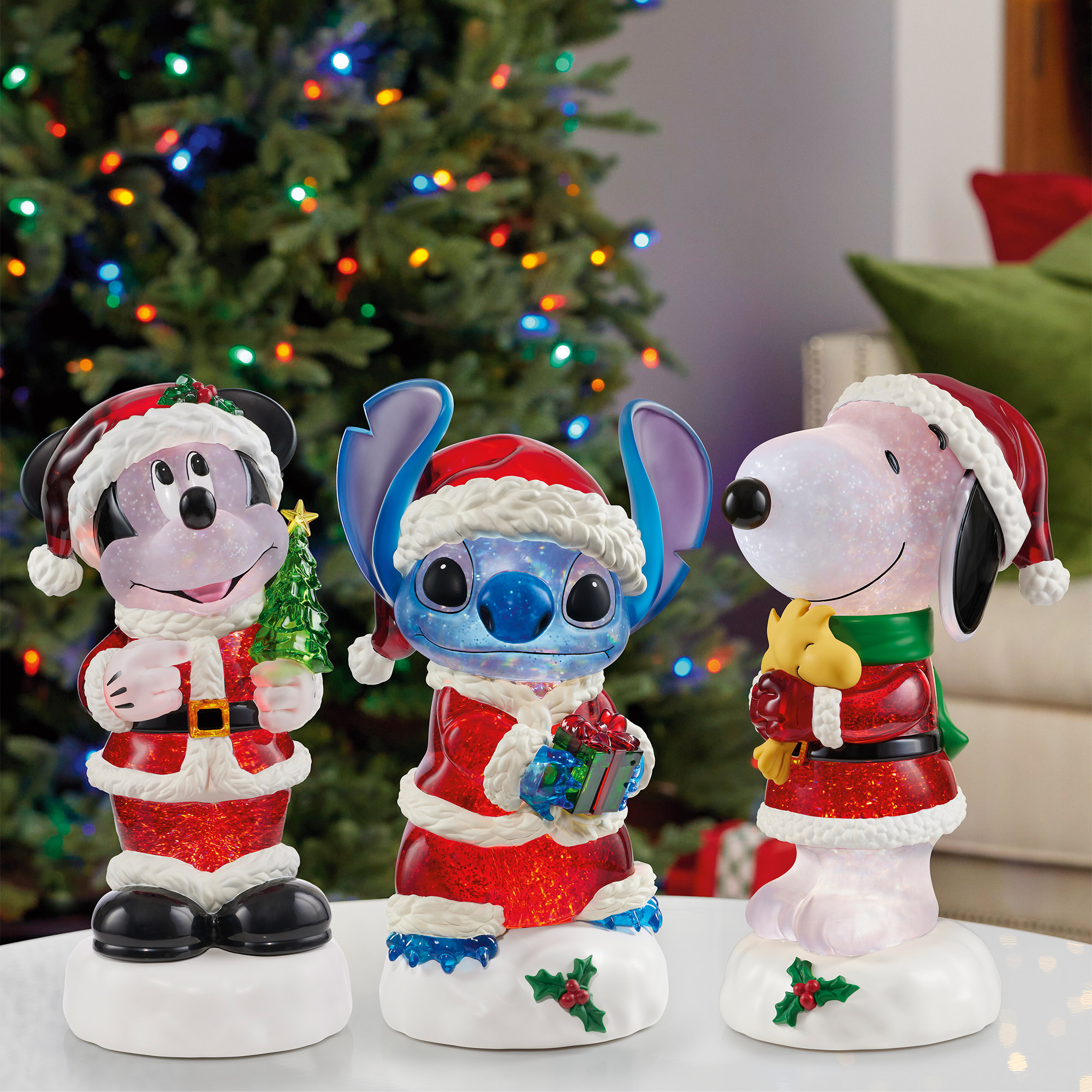 Holiday Spinning Lantern with LED lights