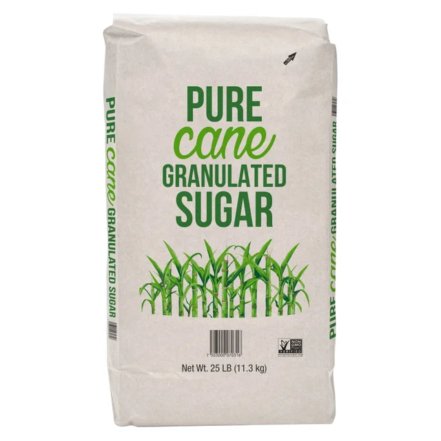 PURE CANE GRANULATED SUGAR 25 LBS