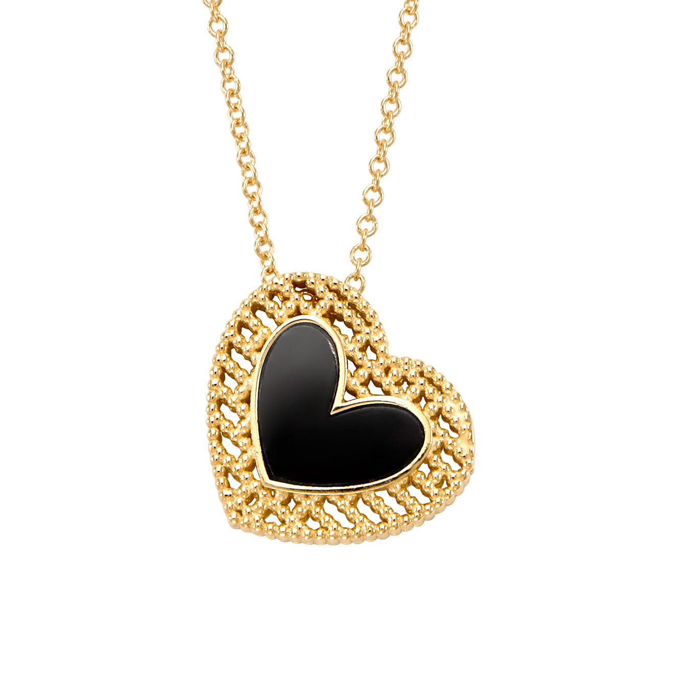 Heart Shaped Onyx Pendant | Costco