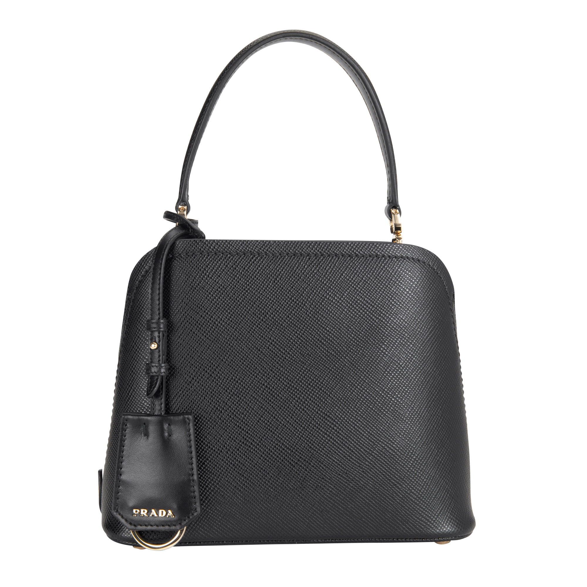 Prada Matinee Micro Saffiano Leather Bag, Nero | Costco