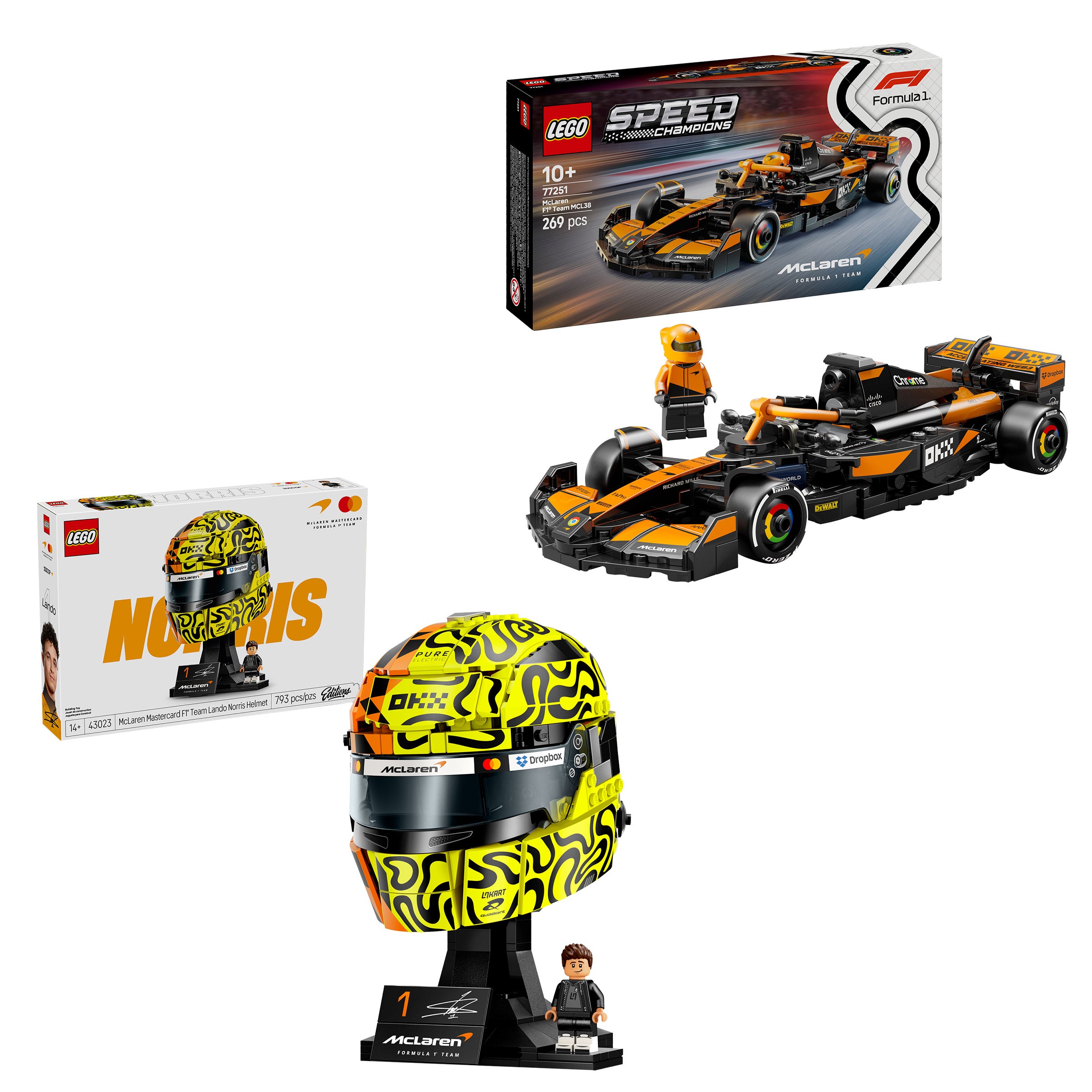 McLaren F1 HEKORSA-Edition 限定999台4台Set LEGO McLaren Norris Helmet Bundle | Costco