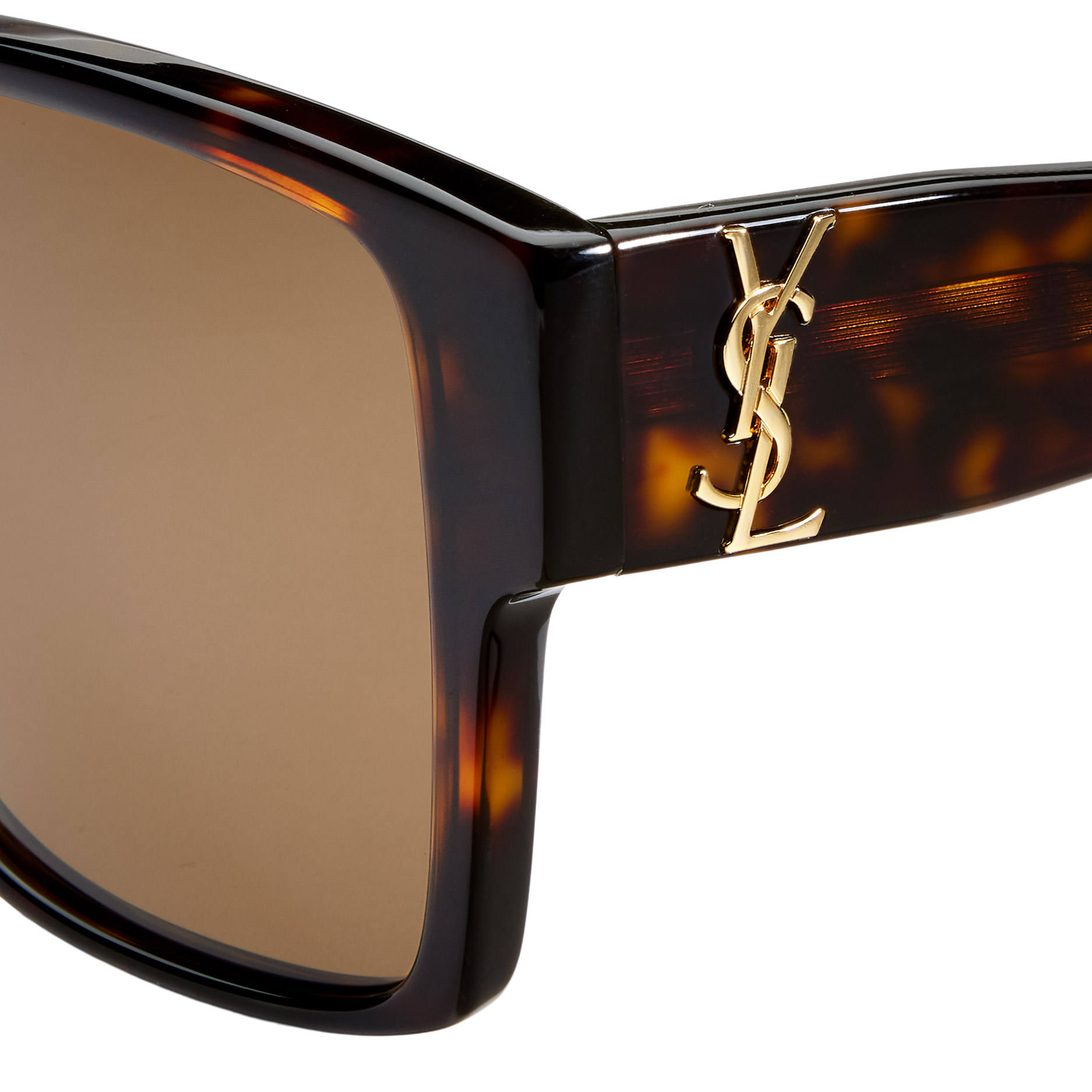 Saint Laurent SLM9N Havana Brown Sunglasses | Costco