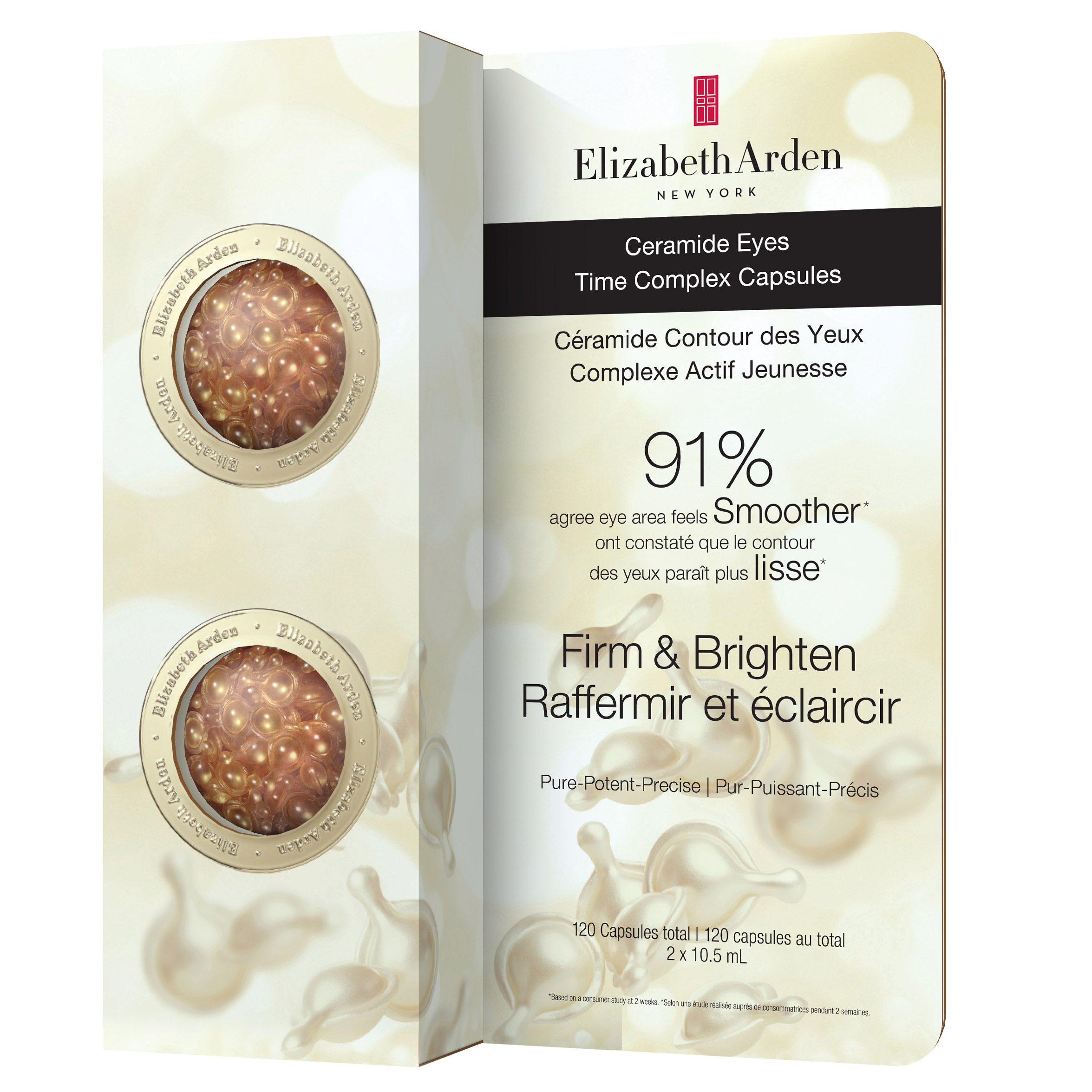 Elizabeth Arden Ceramide Eye Capsules, 2 x 60 ct