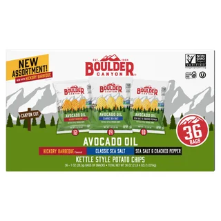 BOULDER CANYON VARIETY W/BBQ 36 CT