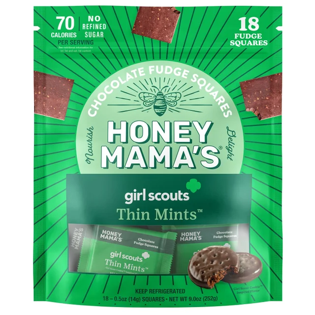 HONEY MAMA'S MINT CHOCOLATE FUDGE 18/0.5 OZ