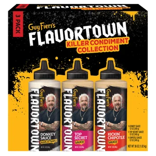 GUY FIERI'S FLAVORTOWN CONDIMENT COLLECTION 3/12 OZ