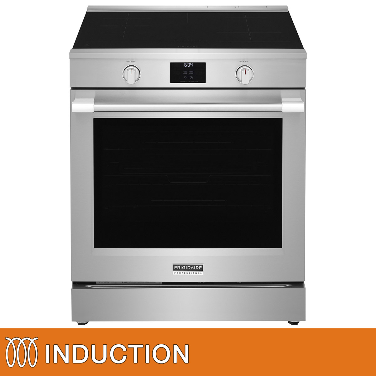 Frigidaire Professional 30” 6.2 cu. ft. Induction Range with No Preheat