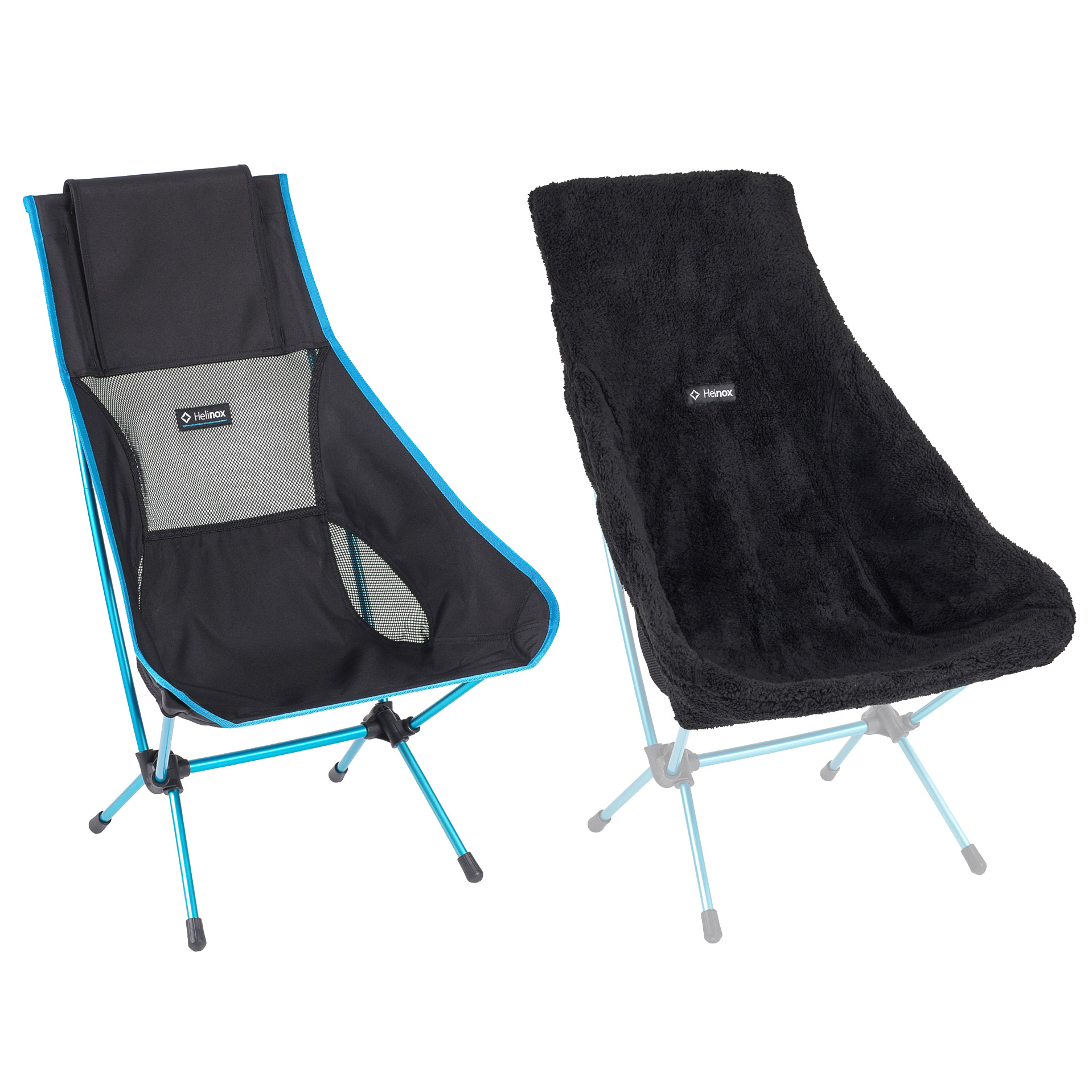 Helinox Chair Two Warmer Bundle, Chair One with Seat Warmer Cover