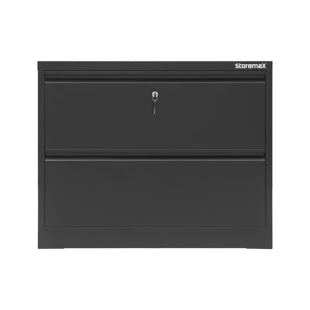Storemax Steel Fully-Assembled 2-drawer Lateral File Cabinet 
