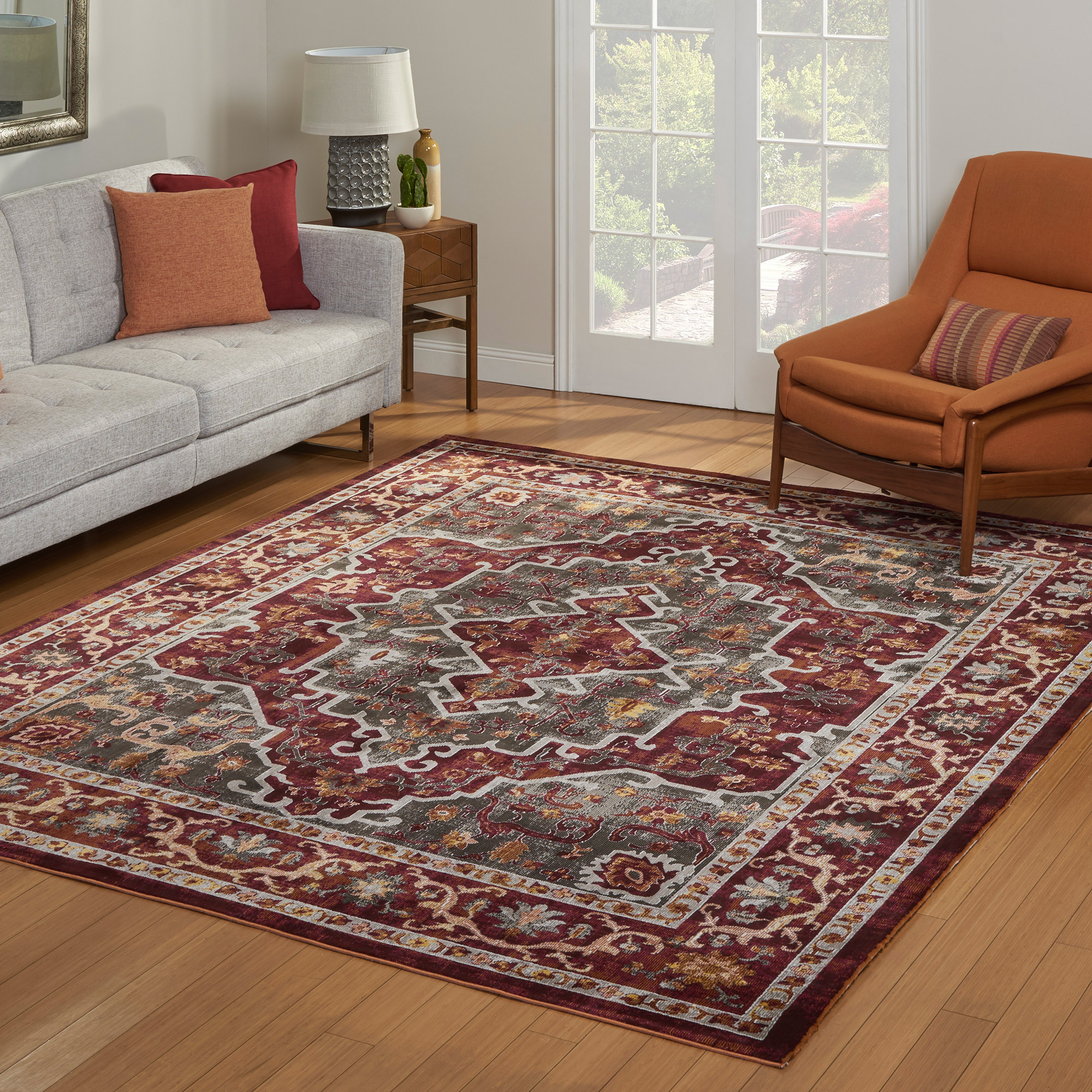 Gertmenian Carmen Collection Celia Red Indoor Area Rug 