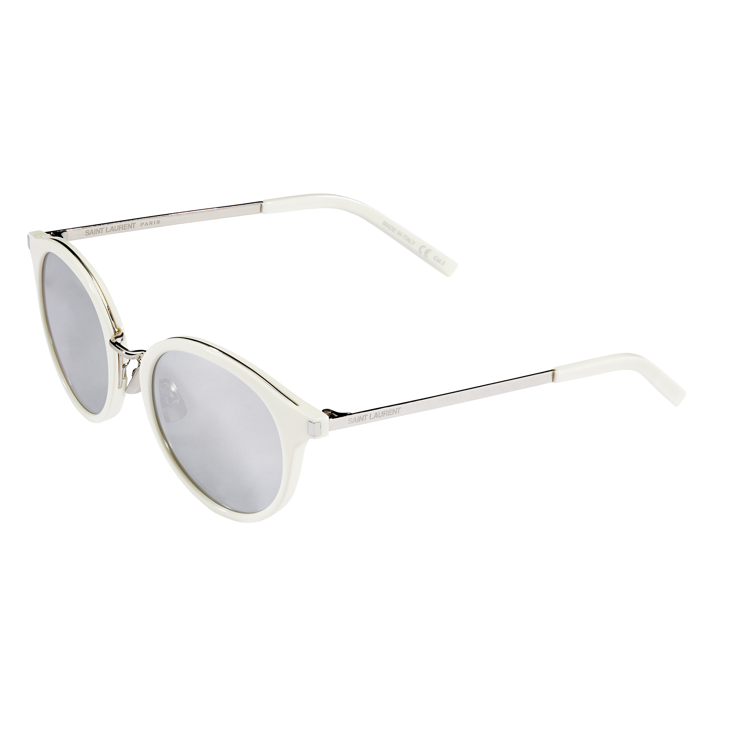 Saint Laurent SL57 White Sunglasses | Costco