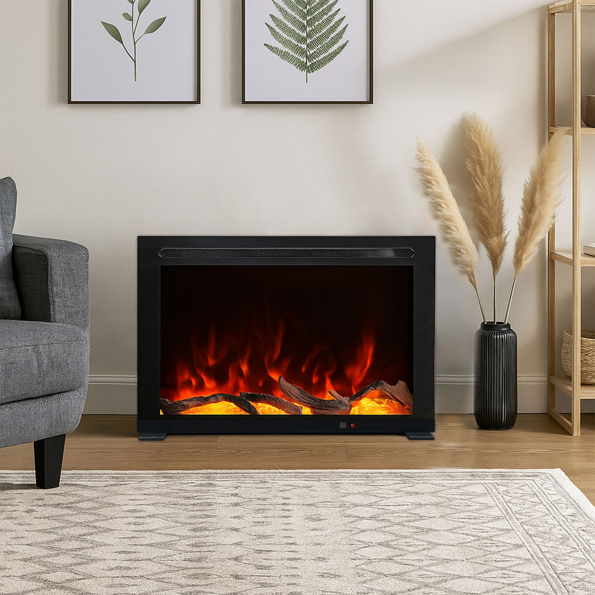 ActiveFlame DuoMount 71.2 cm (28 in.) Electric Fireplace | Costco