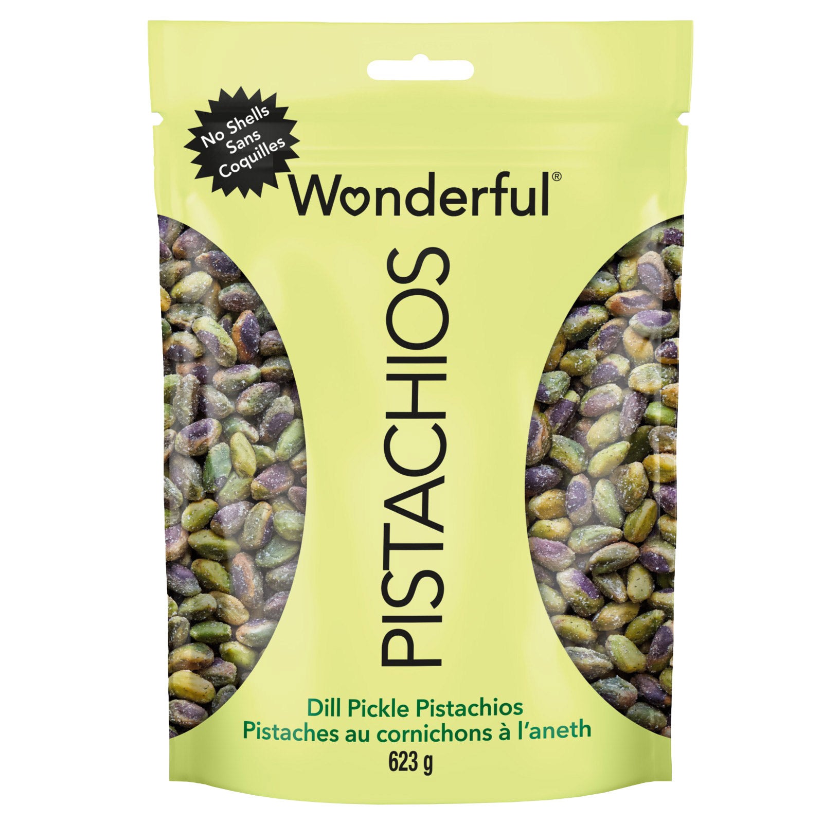 Wonderful Pistachios No Shell Dill Pickle Pistachios, 623 g | Costco