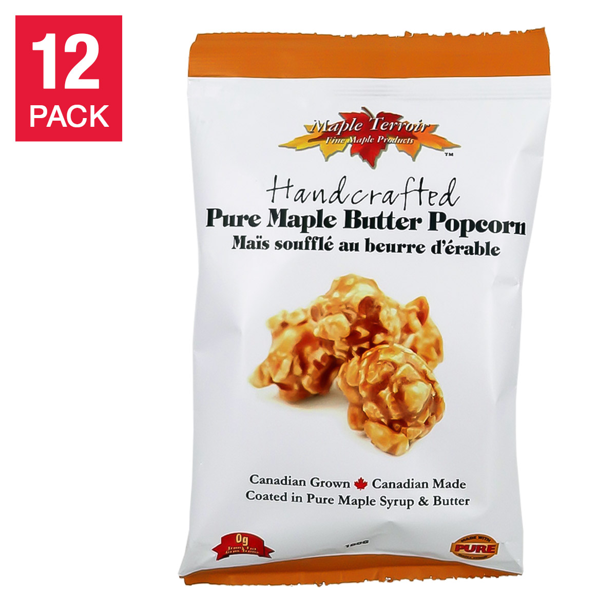 Maple Terroir – Pure Maple Syrup Gourmet Butter Popcorn