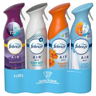 FEBREZE AIR MIST VARIETY 4/8.1 OZ