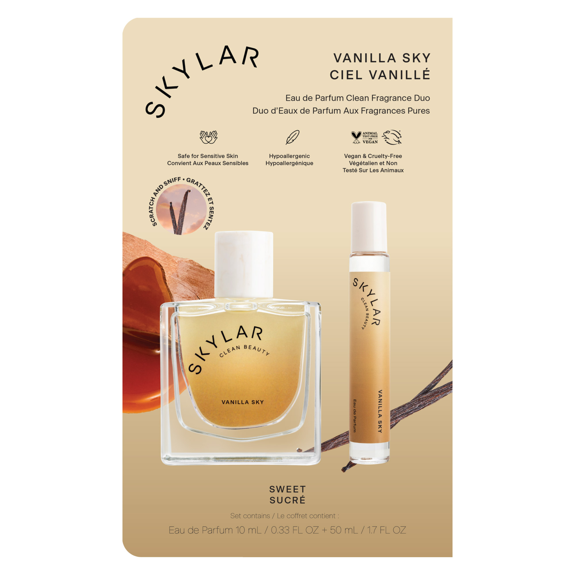 Skylar Vanilla Sky, Eau de Parfum, 50 mL + 10 mL