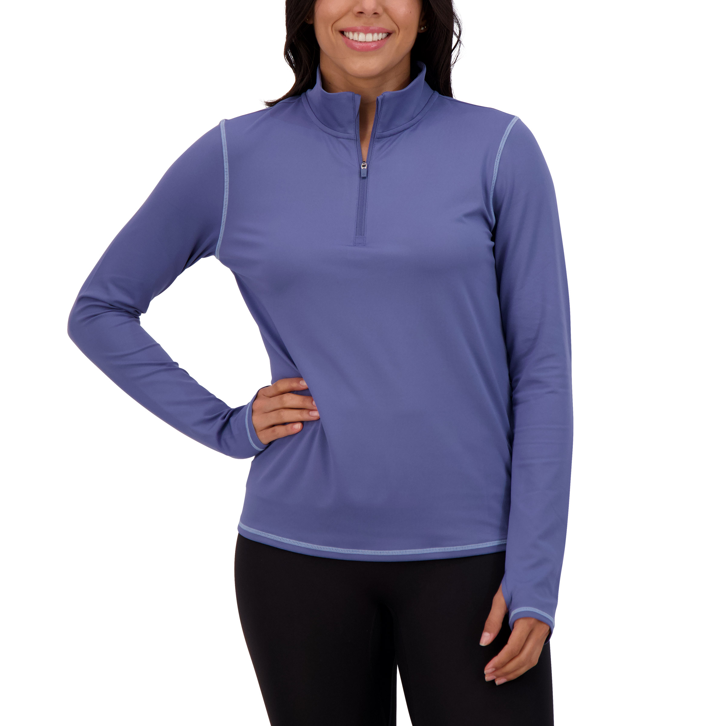 Soybu Women's Long Sleeve Quarter Zip | Costco