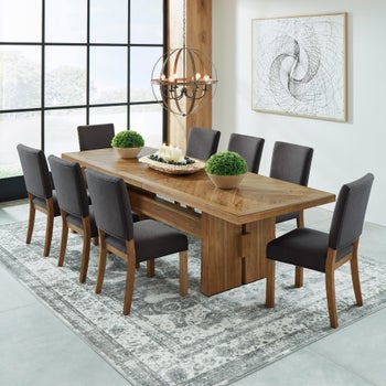 Zealand 9-piece Dining Table Set | Costco Zealand 9-piece Dining Table Set | Costco
