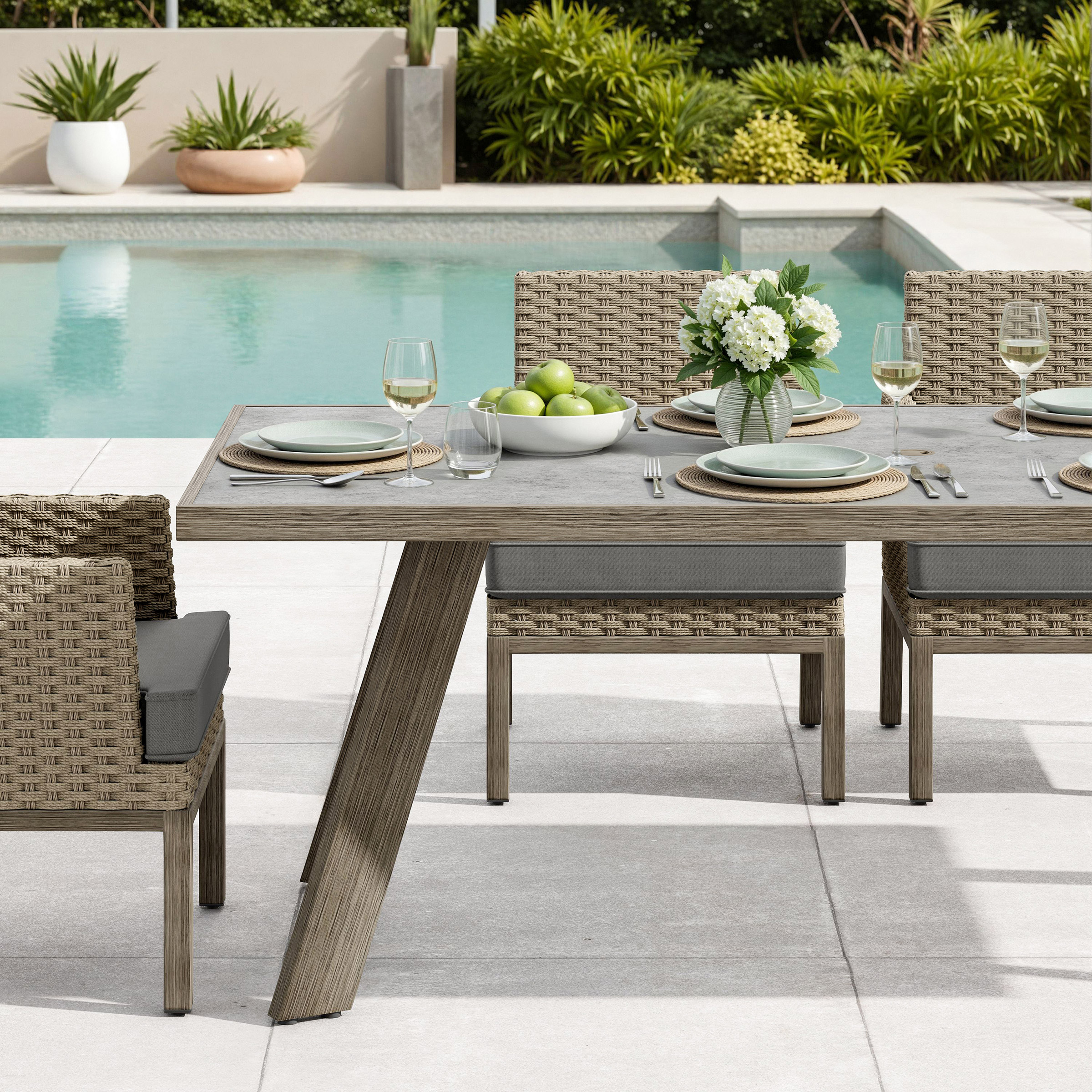 Niko Heritage 7-piece Patio Dining Set | Costco