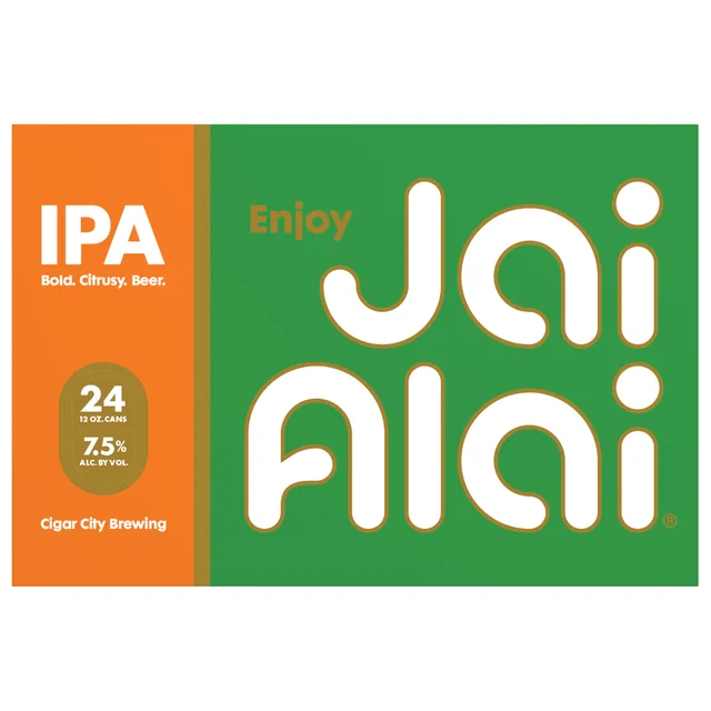 CIGAR CITY BREWING JAI ALAI IPA 24 / 12 OZ CANS