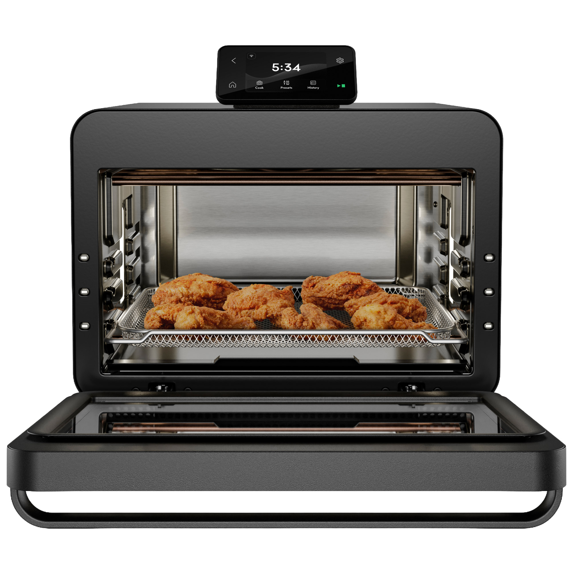 CHEF iQ MiniOven 25 Qt. Smart Toaster Oven Air Fryer, iQ Sense