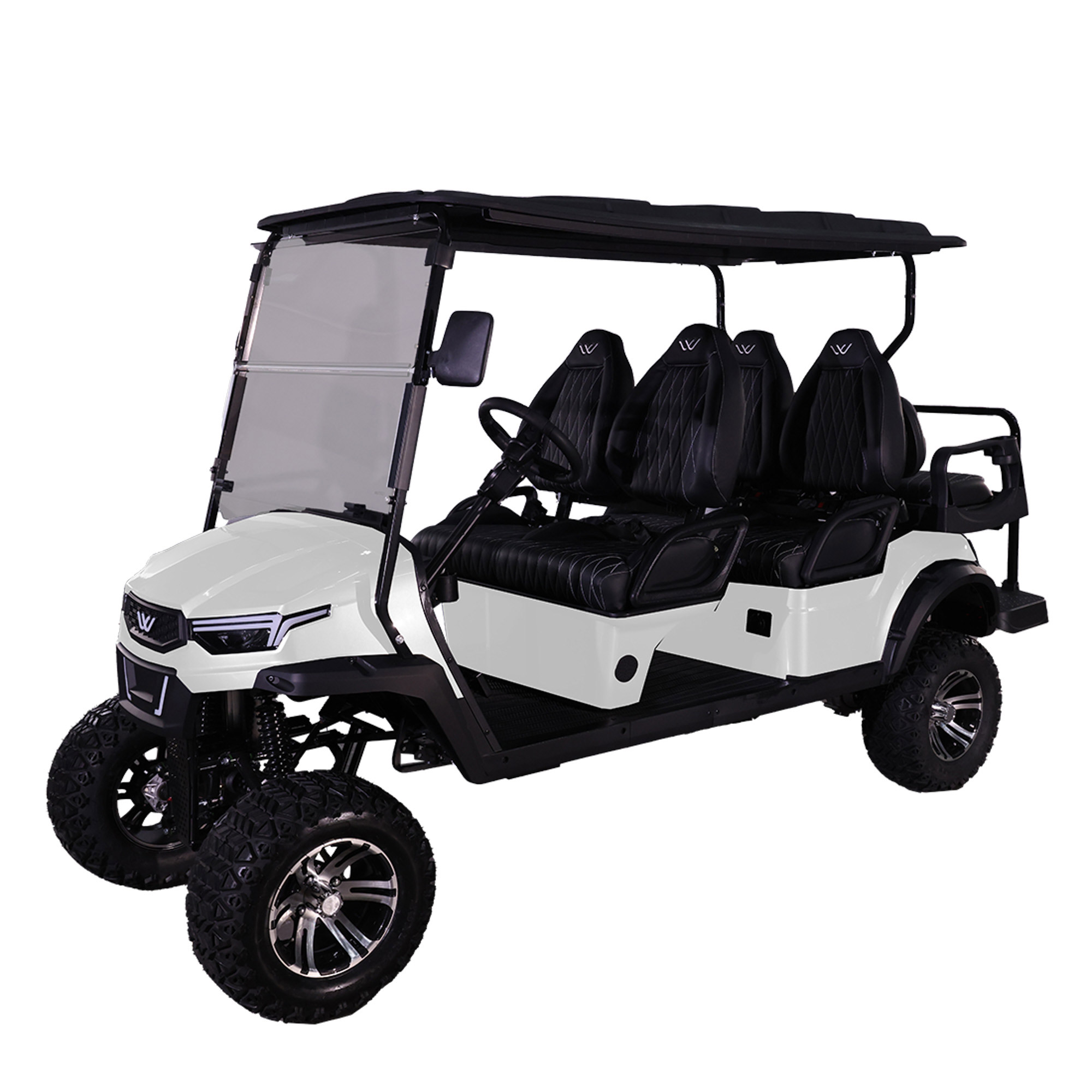 Whisper W5XL 6-seat Off-road Recreational Golf Cart