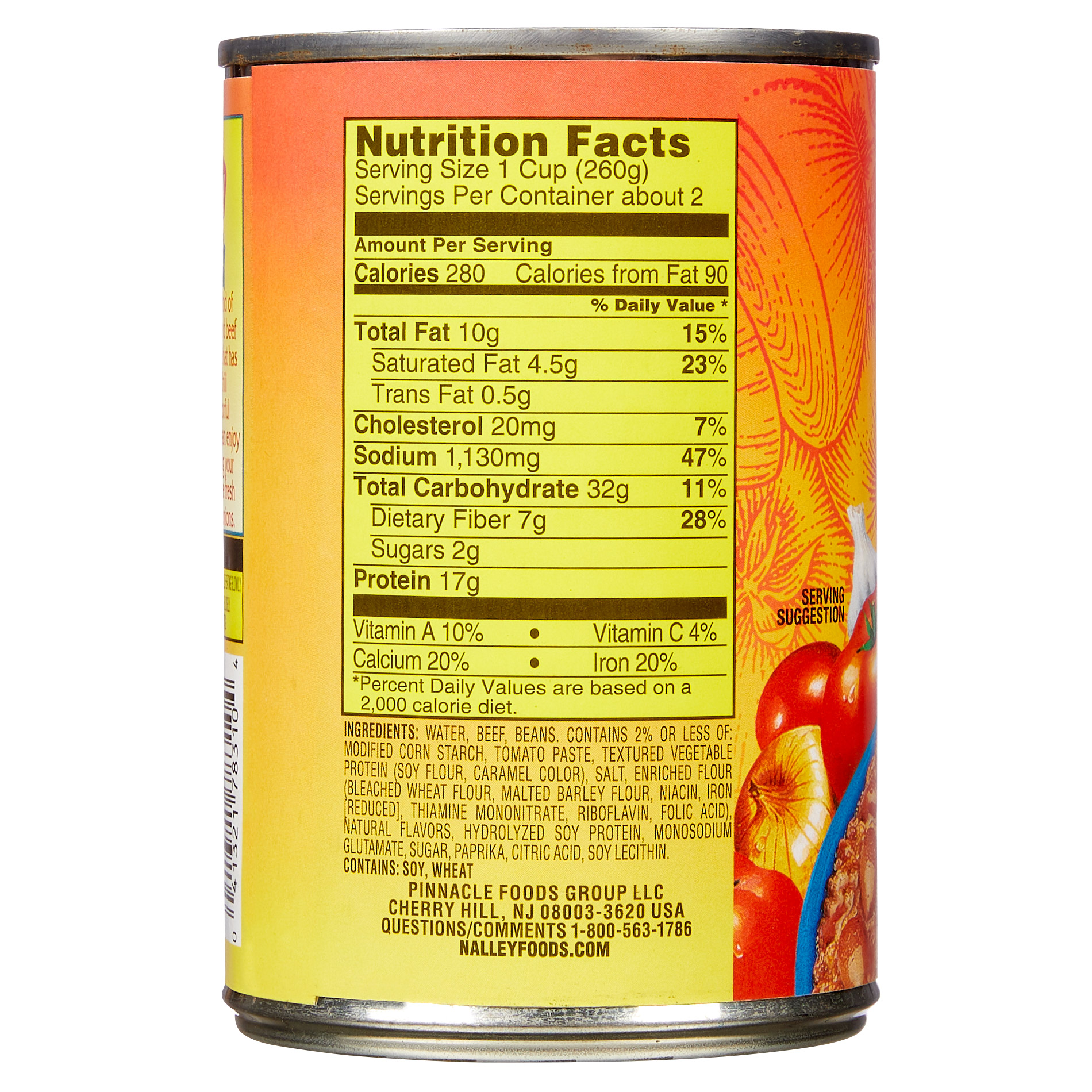 Nalley Chili with Beans, 15 oz, 12-count | Costco