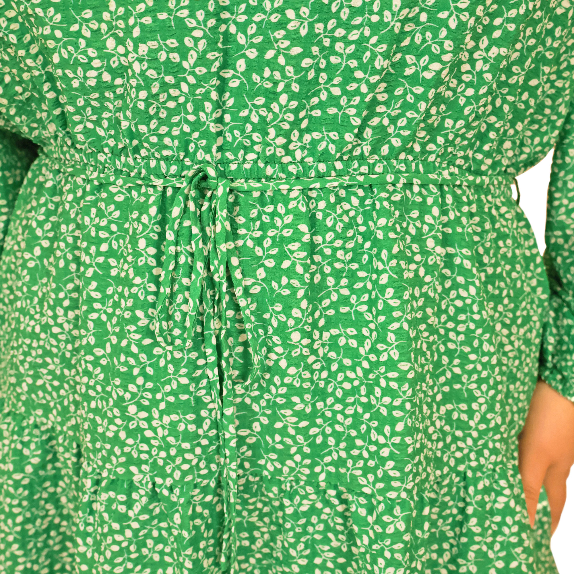 slim fit dress slacks Carrie Midi Dress in Green Plaid