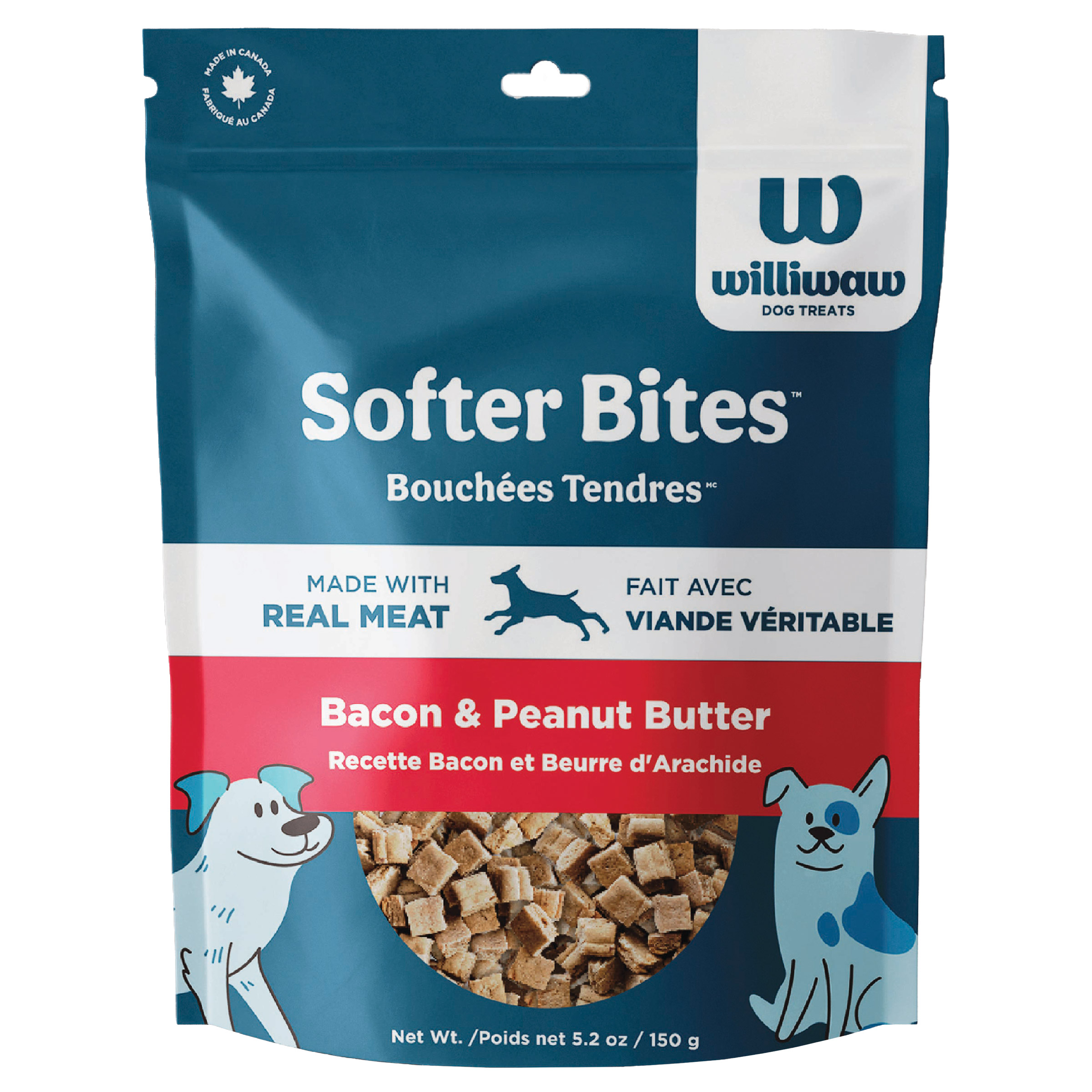 Williwaw - Bouchées tendres pour chien, 6 x 150g