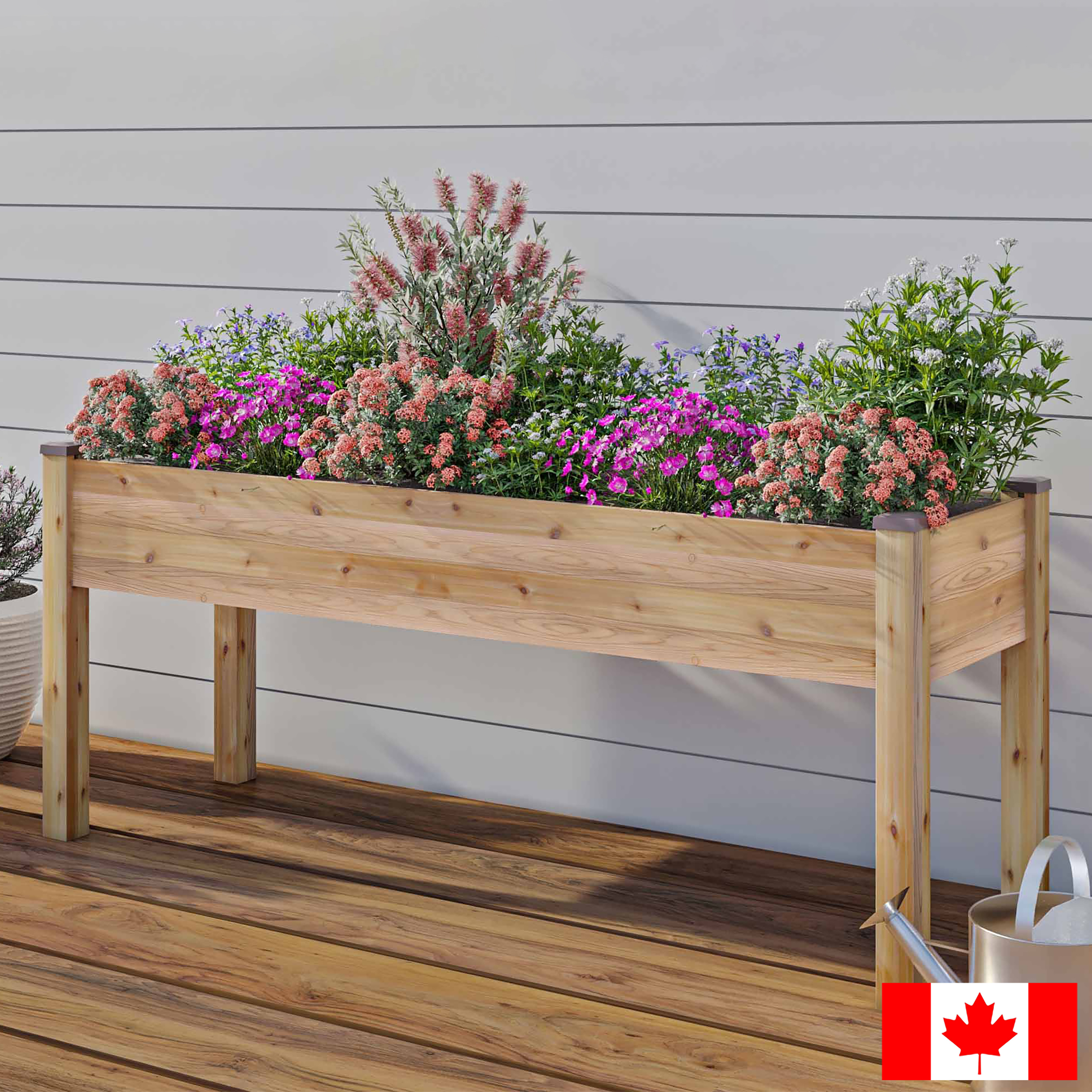CedarCraft Elevated Cedar Planter 76.2 cm (30 in.)