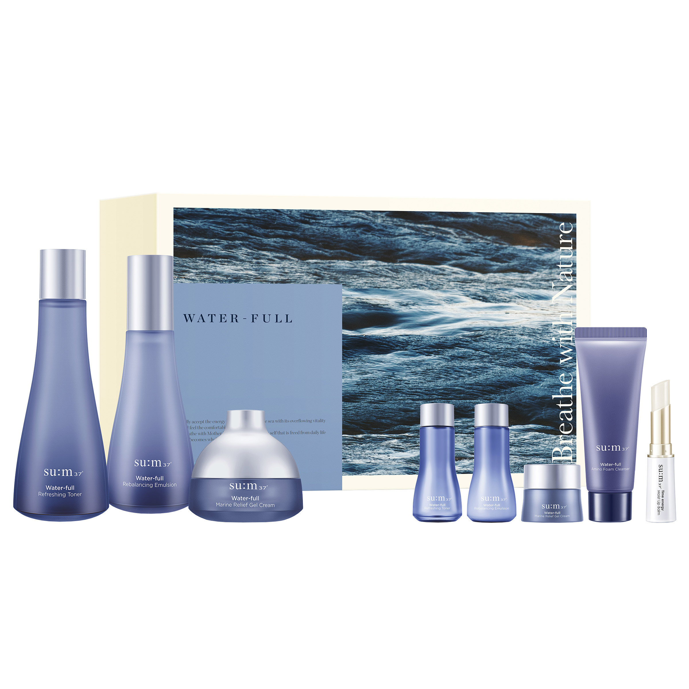 SUM37 Water-full Special Gift Set, 8-pieces