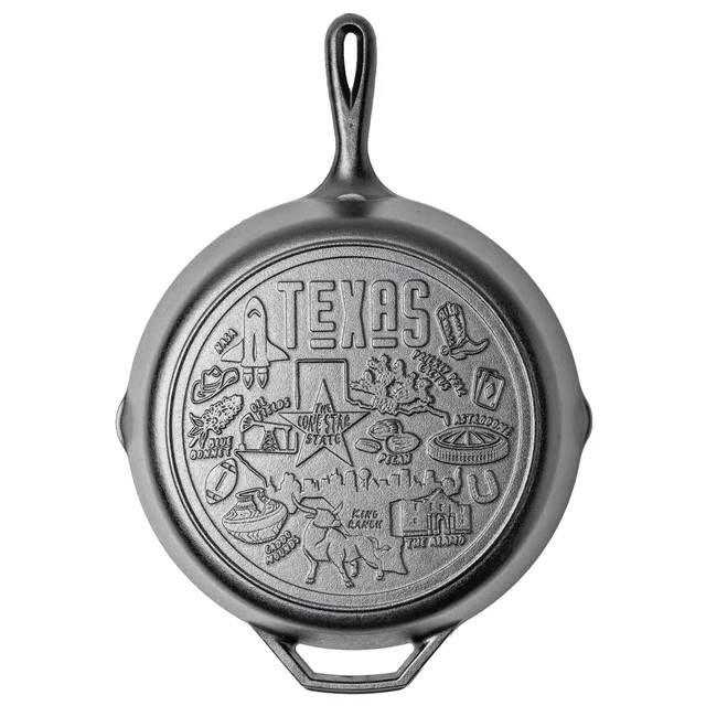 LODGE TEXAS CAST IRON 12" SKILLET