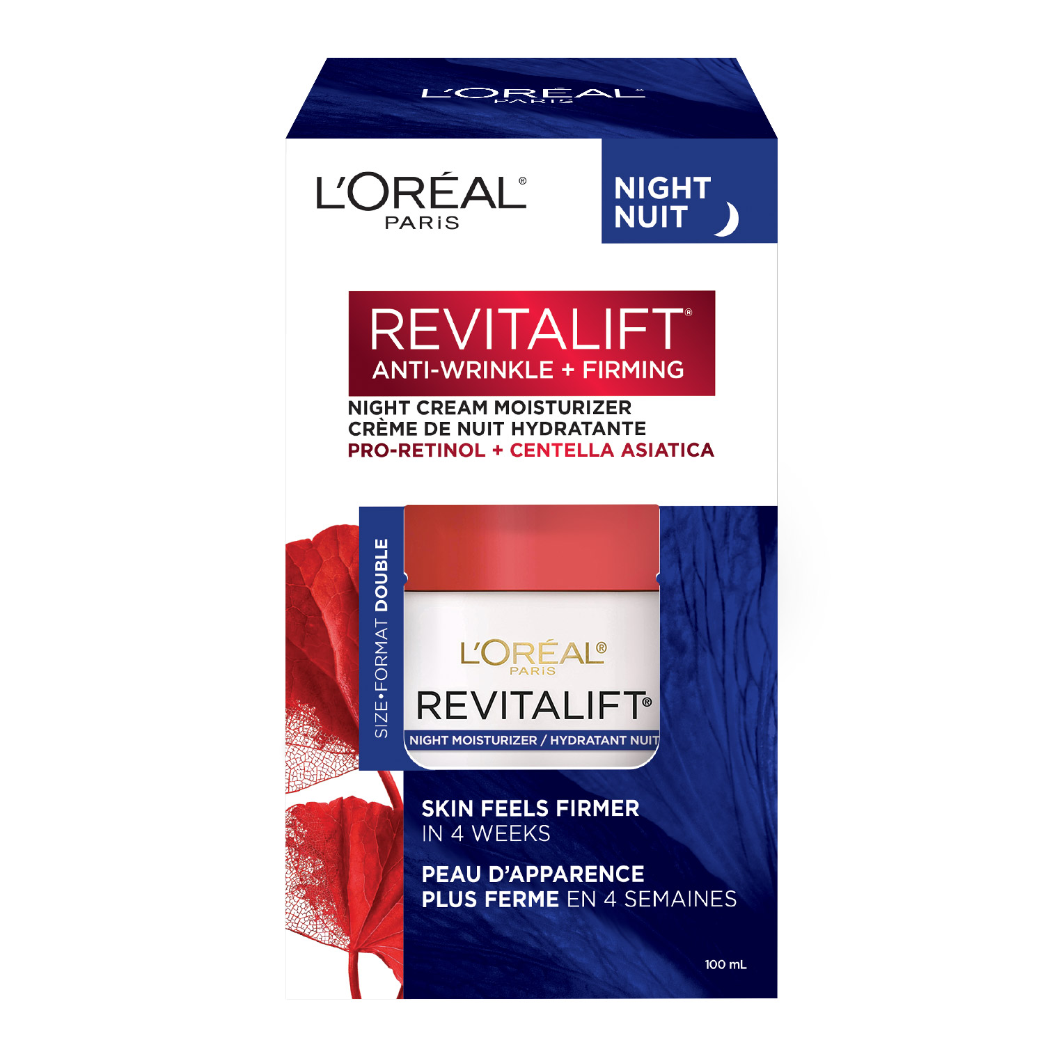 L’Oréal Paris Revitalift Night Cream Moisturizer, 100 mL