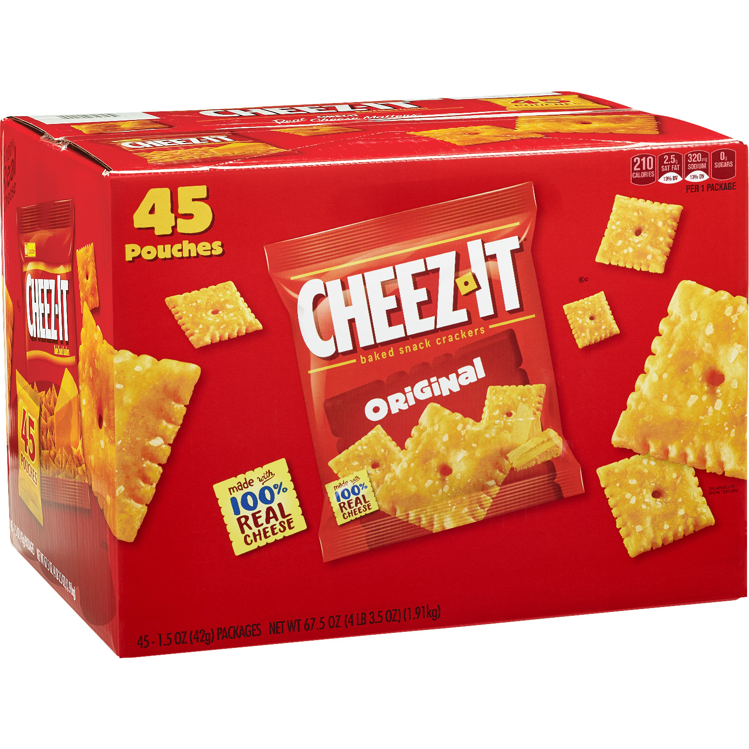 Cheez-It Crackers  Cheddar  1.5 oz  45-count