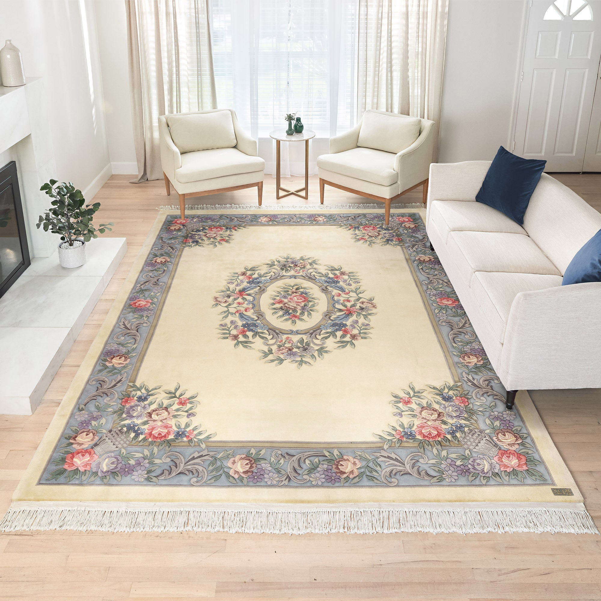 ラグ・カーペット 50s Traditional Hand-Knotted rug Hand-knotted Wool Rug, Karam - Revival Rugs