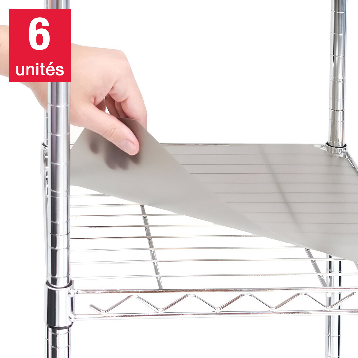 Seville Classics - Couvre-tablettes ajustés 48 po x 18 po