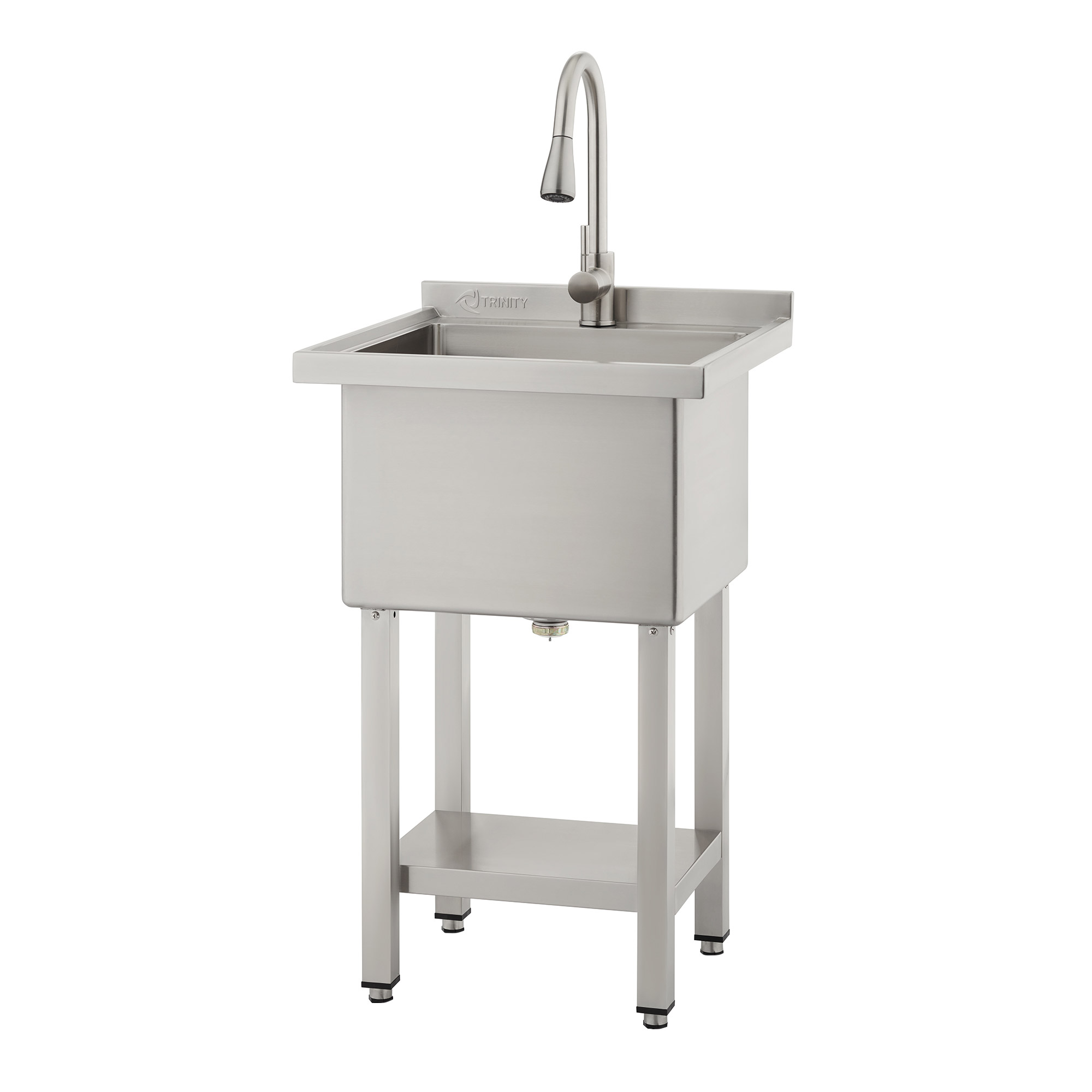 【u3gi3】パナソニック TH65HZ1800 ジャンク品 TRINITY 18” x 16” x 13” Stainless Steel Utility Sink with Pull-out