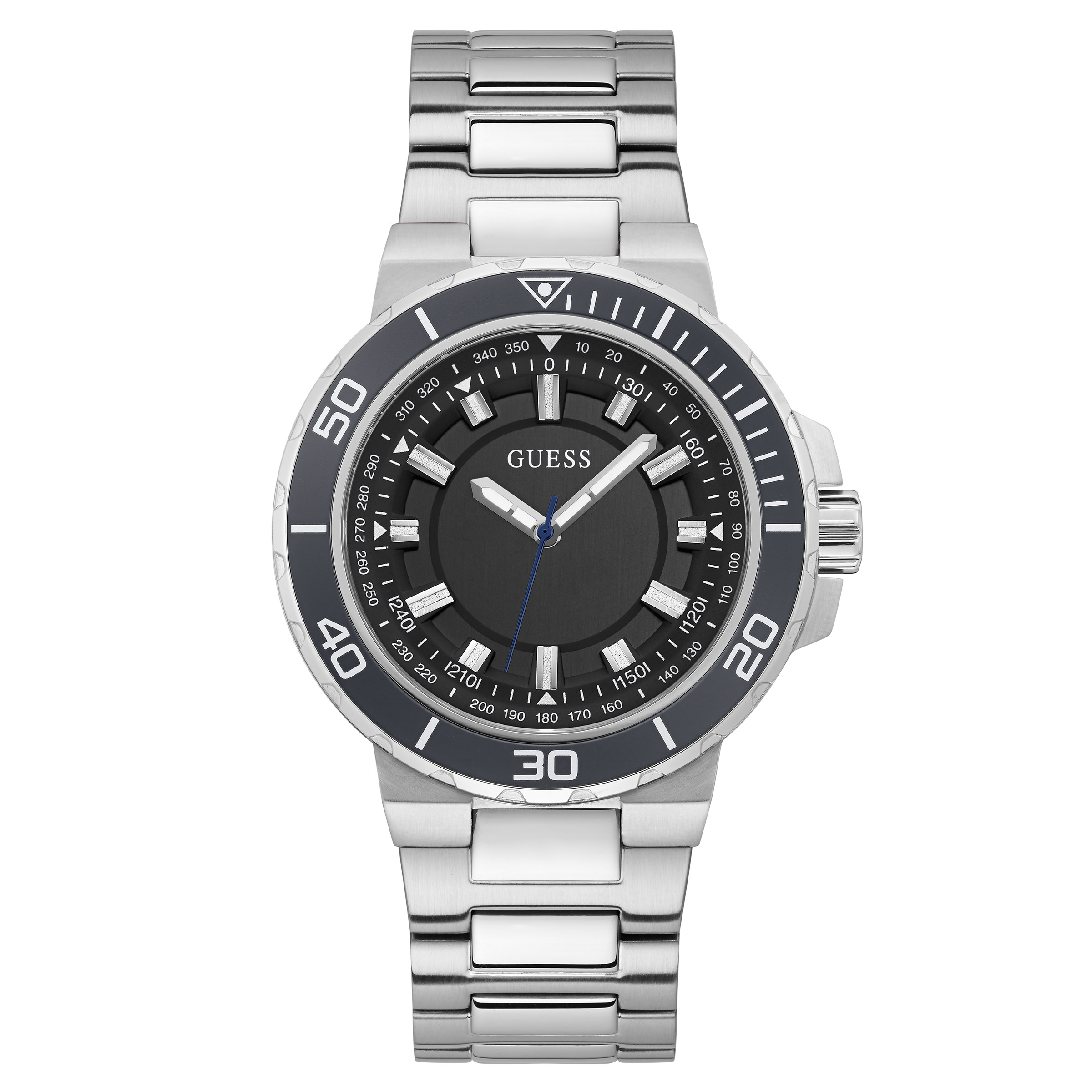 Stainless steel analogue watch 42 mm Men