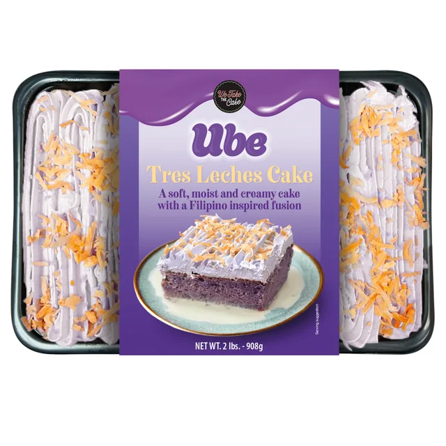 WE TAKE THE CAKE UBE TRES LECHES 32 OZ