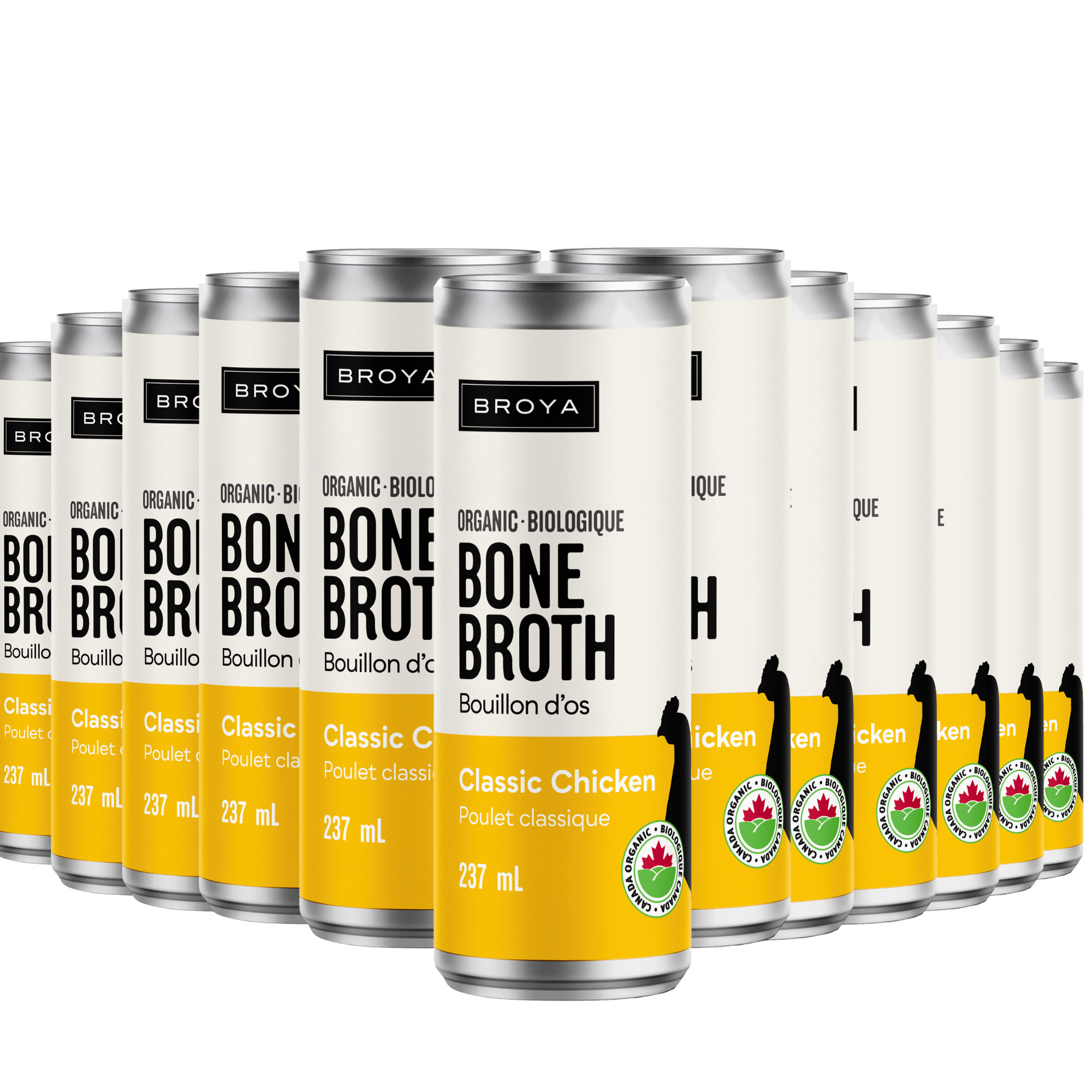 Broya Classic Bone Broth, 12 × 237 mL