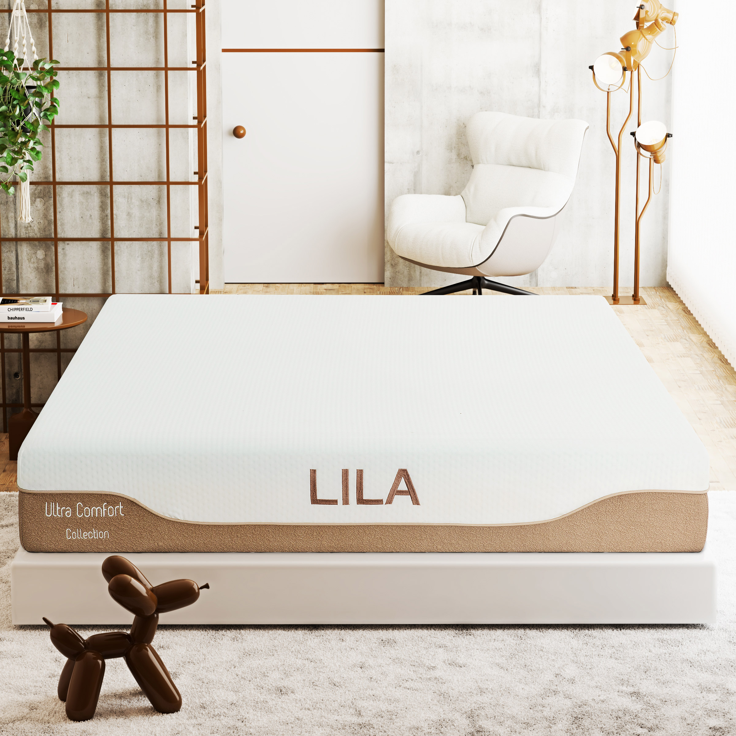 Lila Ultra Comfort 25.4 cm (10 in.) Memory Foam Mattress