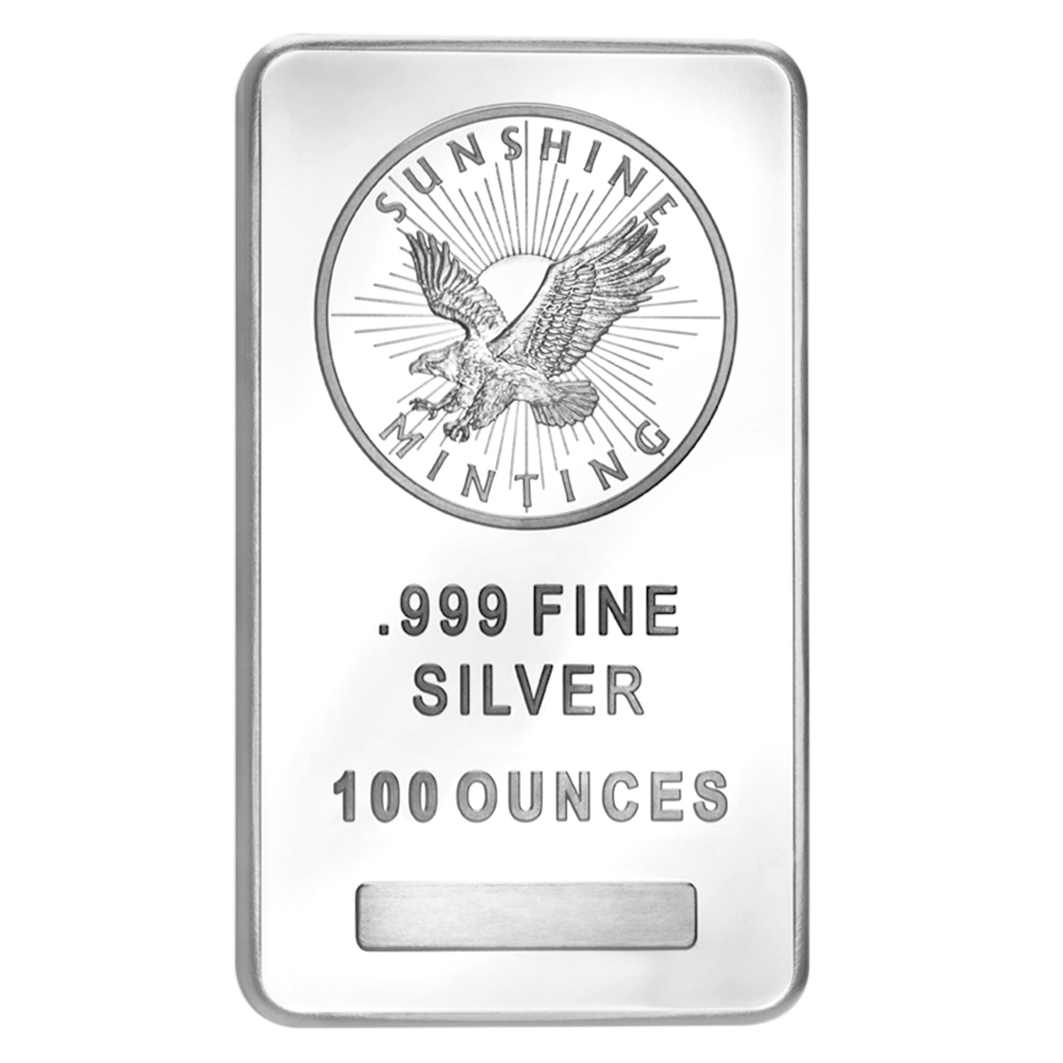 100 oz. Sunshine Mint Eagle Silver Bar