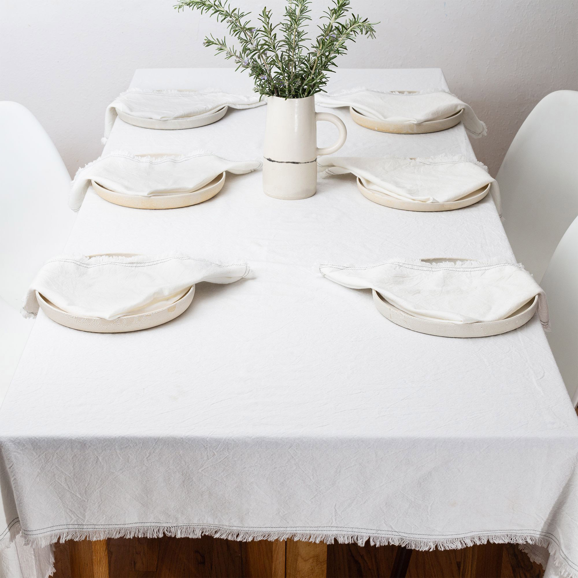 Lucia Fringe Table Cloth 7-piece Set | Costco