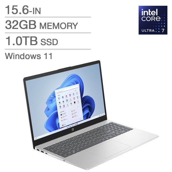 HP 15.6-in Laptop, Intel Core Ultra 7 155H - 32 GB RAM, 1TB HP 15.6-in Laptop, Intel Core Ultra 7 155H - 32 GB RAM, 1TB
