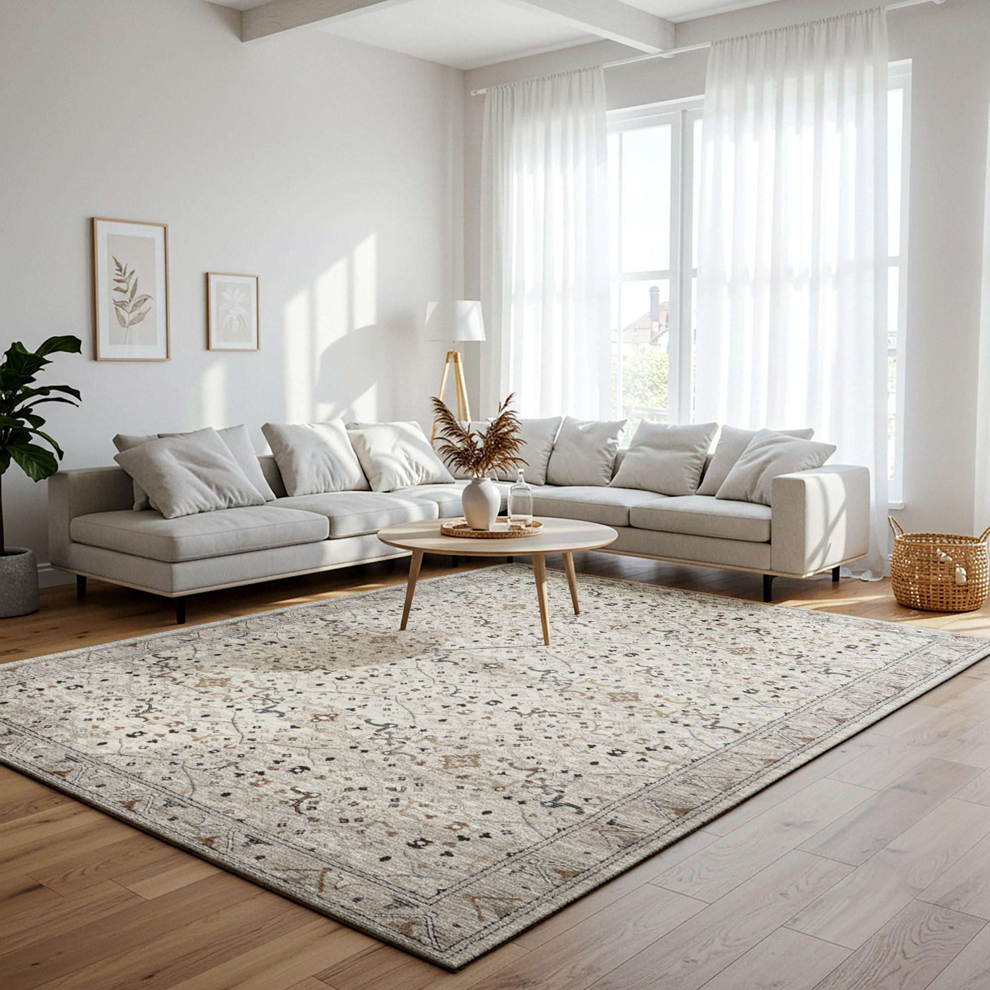 Solaris Area Rug, Ayana Ivory, 8'8” x 13' | Costco