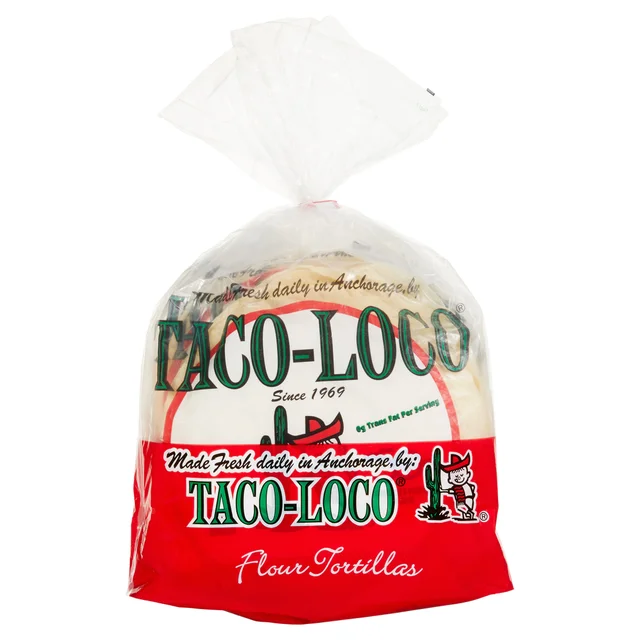 Taco Loco 8" Flour Tortilla, 30-count